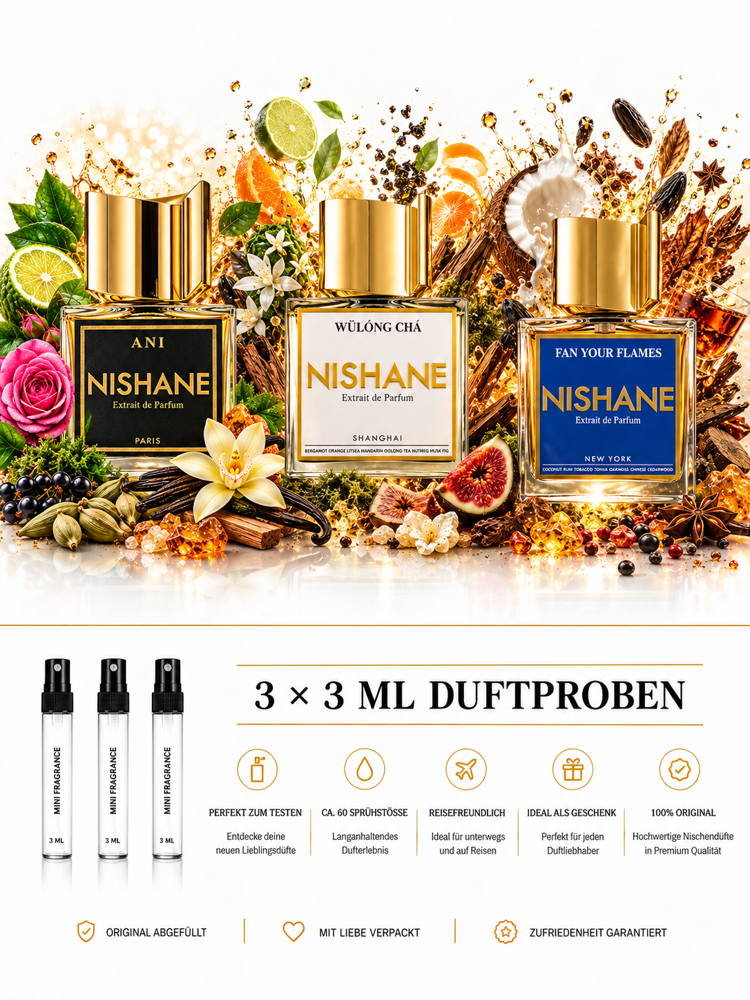 Nishane Bundle 3x3ml Duftproben