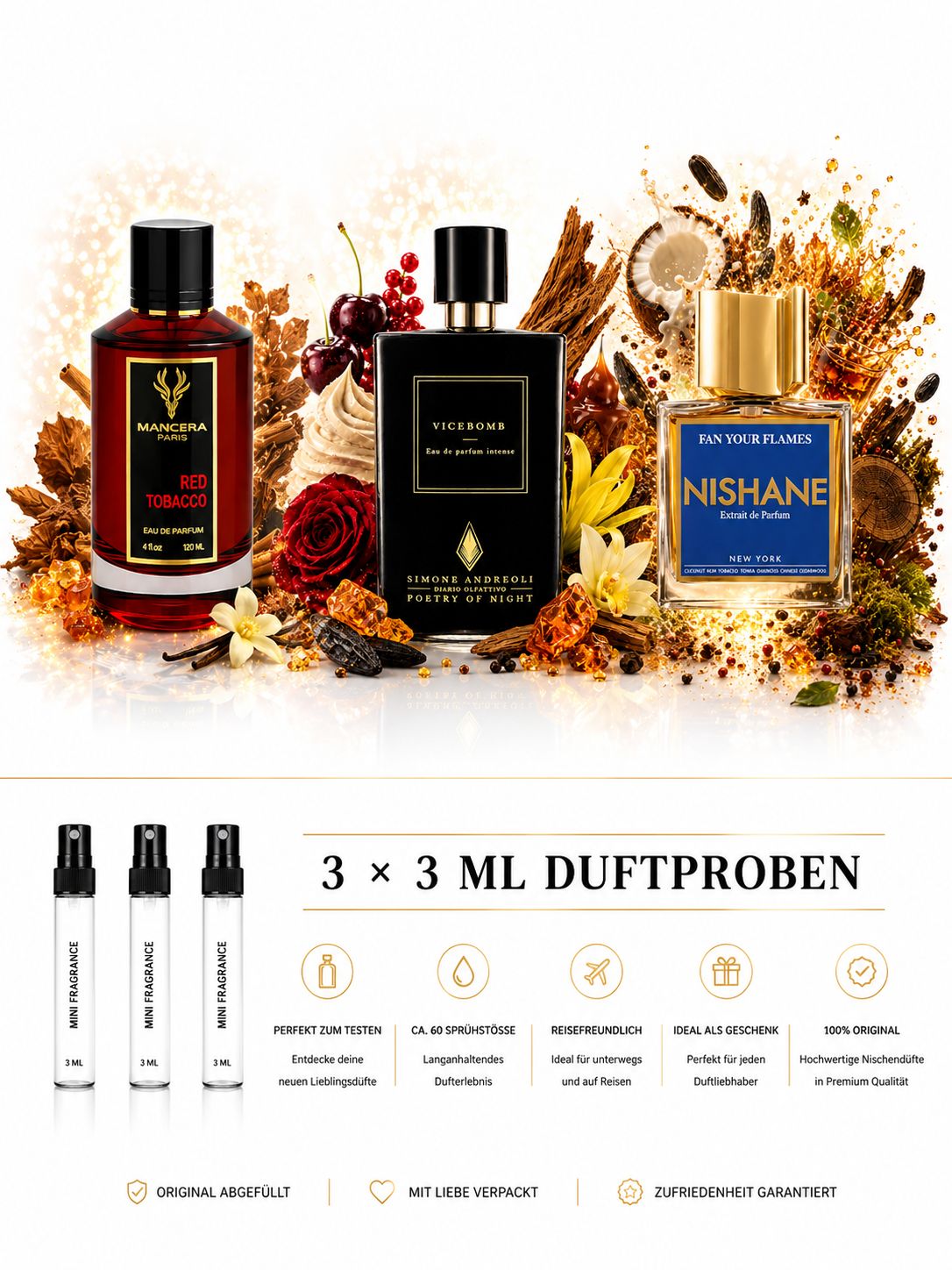 Minifragrance Night Bundle 3x3ml Duftproben